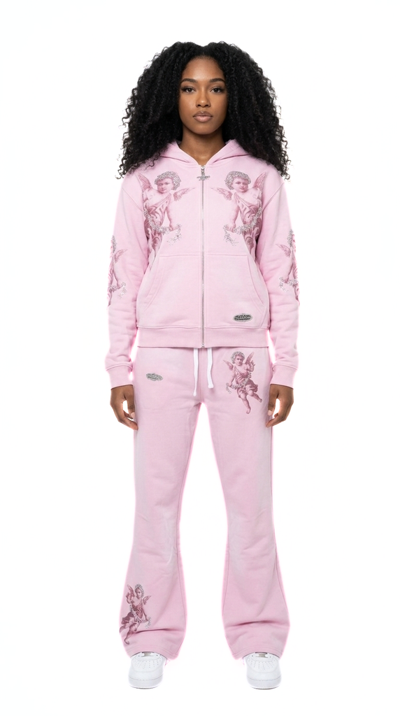Hoodie Set Rosa